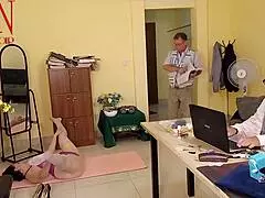 Yoga Time in Office Turns Steamy with Curvy Regina Noir Scene 6