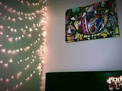 Watch penny pax tease with huge bbc dildo?