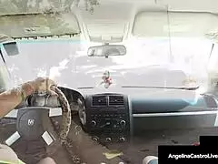 Phat beauty Angelina Castro curvy cunt CRAMMED by big dick