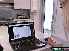 I'm Just Staring Right into Stepaunt's Pussy While She Teases