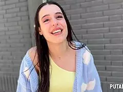 putalocura - la delgadita española briseida myers gets caught bent over for cowgirl and handjob 😏