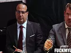 Laura Bentley in Basic Instinct Parody with Big Tits and Ass POV