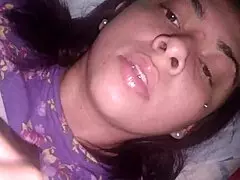 Before work, I fuck her hard at door, send her with wet pussy