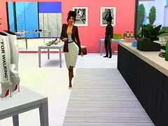 Cinderella milf feels intense pleasure in hardcore fucking and assfucking at the shoe store.