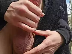 Outdoors Reach Around And Fingering