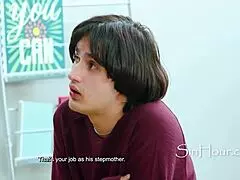 why is the stepmom defending my hardon while the teacher watches baffled