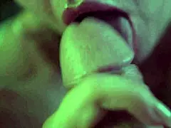 Dissolute Woman Sucks Her Man's Big Cock Dry