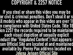 Jelena Jensen's Massive Tits Get Spermed After Intense Deep Throat Action.