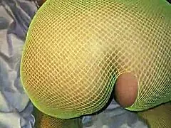 latina milf teases with wet pussy and cum shot on tight ass.