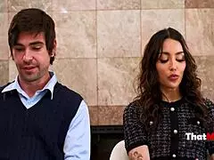 Wow! Mr and Mrs Smith Parody with Vanessa Sky and Lucky Fate in Wild 5some. ThatMyLf Brings Insane Cheating Action!