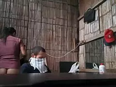 Nurse flirts with client and takes him home for real sex