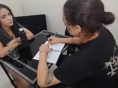 Sexy Latina secretary gets drilled by a huge cock. She craves every inch of it!