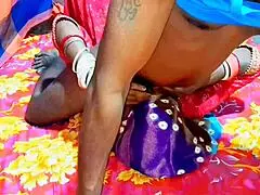 Bhabhi Gets Fucked Hard in Red Dress, Deepthroat and Anal 😍