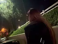 Italian MILF Artemisia Love Smokes Seductively Outdoor