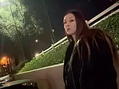 Italian MILF Artemisia Love Smokes Seductively Outdoor