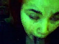 I am a sexy redhead giving you an amazing blowjob.