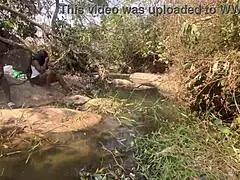 We almost got caught fucking by fulanis at the riverside