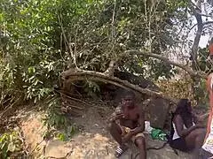 We almost got caught fucking by fulanis at the riverside