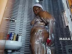 Mara Exotic Shakes Her Ass In The Shower