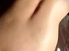 Tattooed Brunette Baths While Guy In Feminine Clothing Fucks Her Pear-Shaped Ass