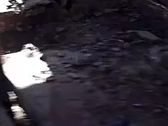 dancing bbw with tattoos does russian pegging outdoors with dirty talk 😈