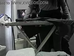 Desperate housewife has an orgasm during a normal working day at home!