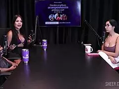 Renatinha Melo Cast With Tifany Rocha And Didy Reis - Part 3 On Sheer Red