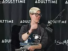 Redhead pornstar Sophia Locke returns for casting interview with Bree Mills