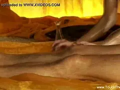 Blonde Milf Gives Oiled Erotic Massage!