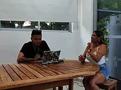 Colombian Wife Cooks Up a Hot Fuck with Her Muscular Bodybuilder Husband 🍲