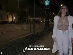 Tony Rope Meets Lana Analise For Quick Blowjob And Anal. Humiliation Ensues.