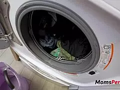 Laundry and Loins Get Wet in This One Stepmom.