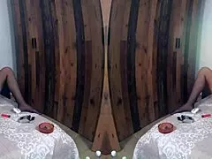 Latina stepmom in lingerie gives fetish joi and cei