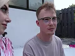 Step Mom's Knockers Cause Family Shockers With Jimmy And Cubbi