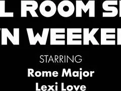 Tattooed milf lexi love meets rome major for an intimate session.