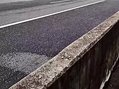 i watch a hot chubby girl fucking in the street in front of people