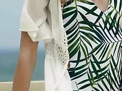 Francy Torino's outdoor striptease