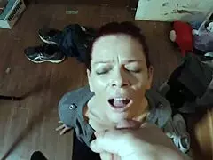 Deep Throating My Neighbor’s Wife Until She Gags Hard.