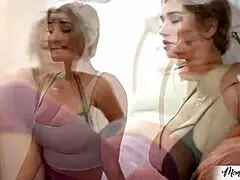 Busty Stepmom And Stepdaughter Tribbing For Intense Orgasm