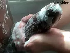 Horny White Girl Worships Huge Black Cock