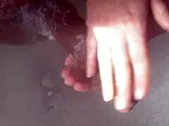 Horny White Girl Worships Huge Black Cock