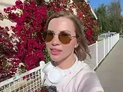 Blonde Petite Girl Explores Outdoor Public Sex Adventures
