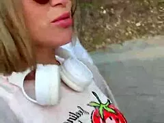 Blonde Petite Girl Explores Outdoor Public Sex Adventures