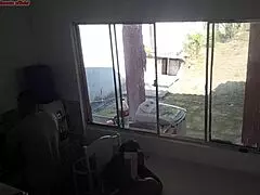 Cuckold Washes Dishes While Wife Bangs Big Black Cock