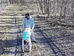 Fucked outside while a DRONE WATCHED us