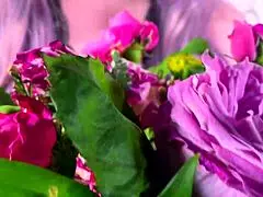 hot girl rides big rubber cock with perfect ass