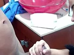 My stepsister gives amazing blowjobs in bed.