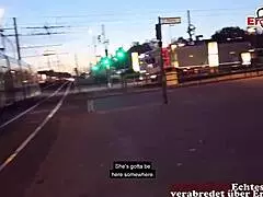 Schlanke Reife Rothaarige Deutsche Frau Beim Pov Sextreffen In Der Öffentlichkeit