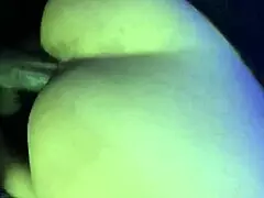 Sexy phat booty in black lingerie getting smashed pt 1