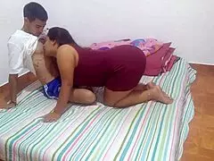 Hermanastra India finally agrees to tight pounding. Can’t resist her curvy lingerie body!